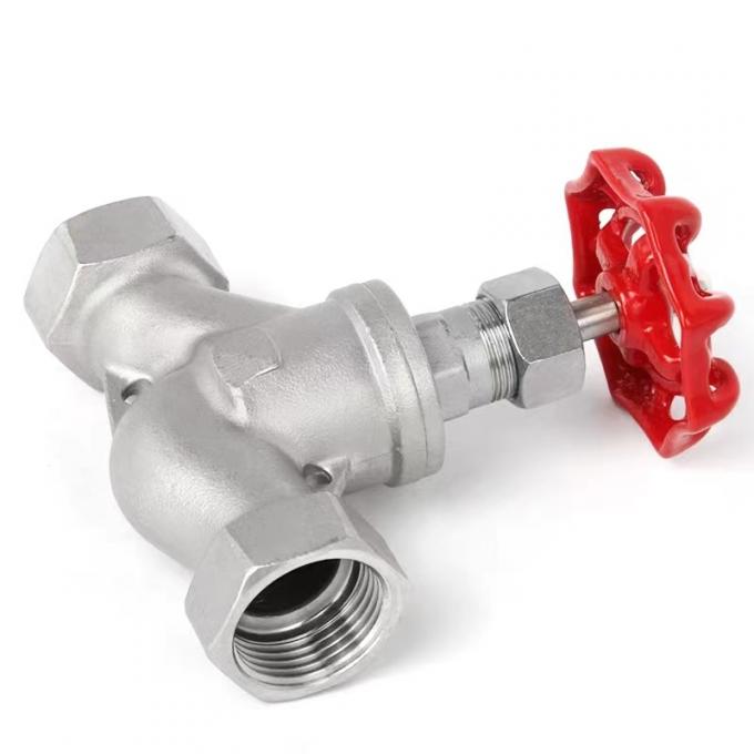 Bsp/NPT/BSPT Thread Stainless Steel Globe Valve Pn16 1/2′′