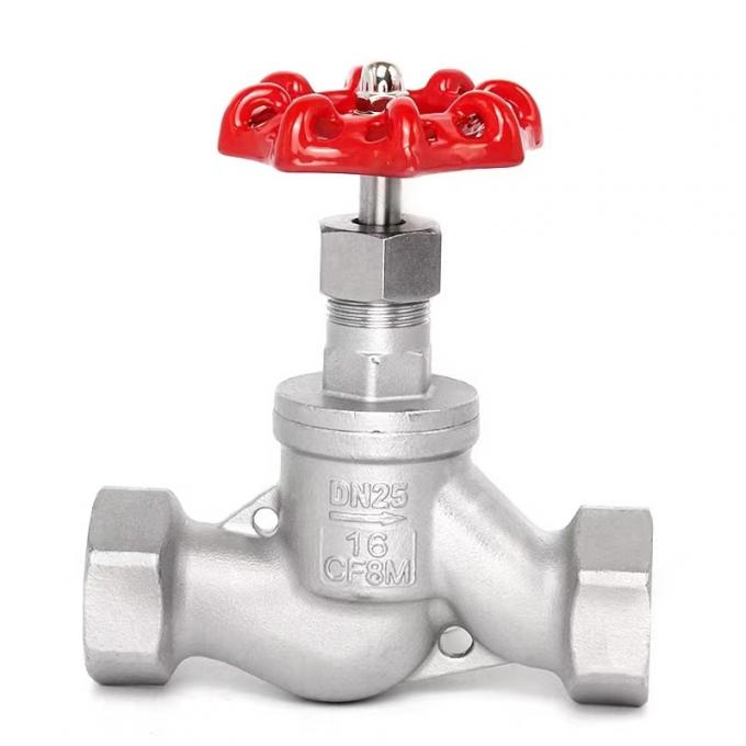 Bsp/NPT/BSPT Thread Stainless Steel Globe Valve Pn16 1/2′′