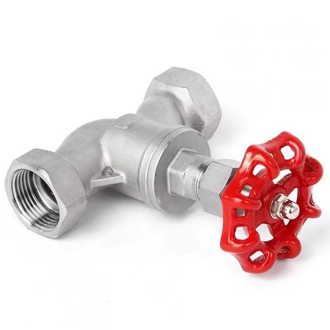 Bsp/NPT/BSPT Thread Stainless Steel Globe Valve Pn16 1/2′′