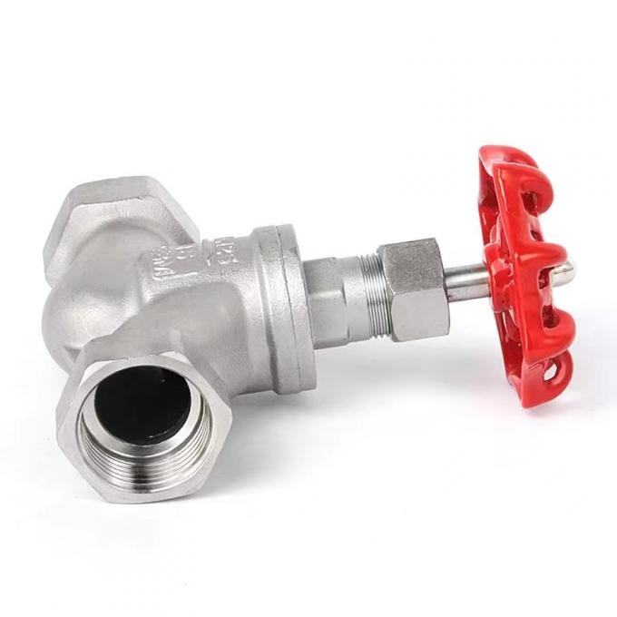 Bsp/NPT/BSPT Thread Stainless Steel Globe Valve Pn16 1/2′′